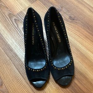 Franco Sarto, Size 8.5 black shoes.